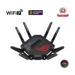ASUS ROG Rapture GT-BE98 Quad-band WiFi 7 AiMesh Extendable Gaming Router