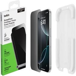 Belkin ScreenForce InvisiGlass iPhone 17 Pro Max Privacy Screen Protector (BL-IP17P-MAX-PRIVACY-SP)
