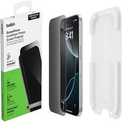 Belkin ScreenForce InvisiGlass iPhone 17 Pro Privacy Screen Protector (BL-IP17P-PRIVACY-SP)