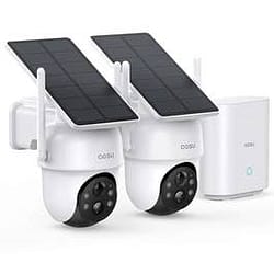 Aosu C9C SolarCam D1 Classic 3MP Smart Camera Kit (2 Cameras) (AS-CAM-C9C2H-SOLCAM-D1)