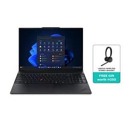 Lenovo ThinkPad E16 Gen 3 Intel Core Ultra 7 256V 16GB 512GB Intel Arc 16" WUXGA Windows 11 Pro Laptop - Black (EDGE16-22AY000NGR+ANC)
