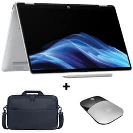 HP OmniBook 5 Flip Intel Core 7-150U 16GB RAM 512GB SSD 14-Inch FHD Touch Windows 11 Home Laptop - Silver (OB5Flip-14-fp0018ne+BUN)
